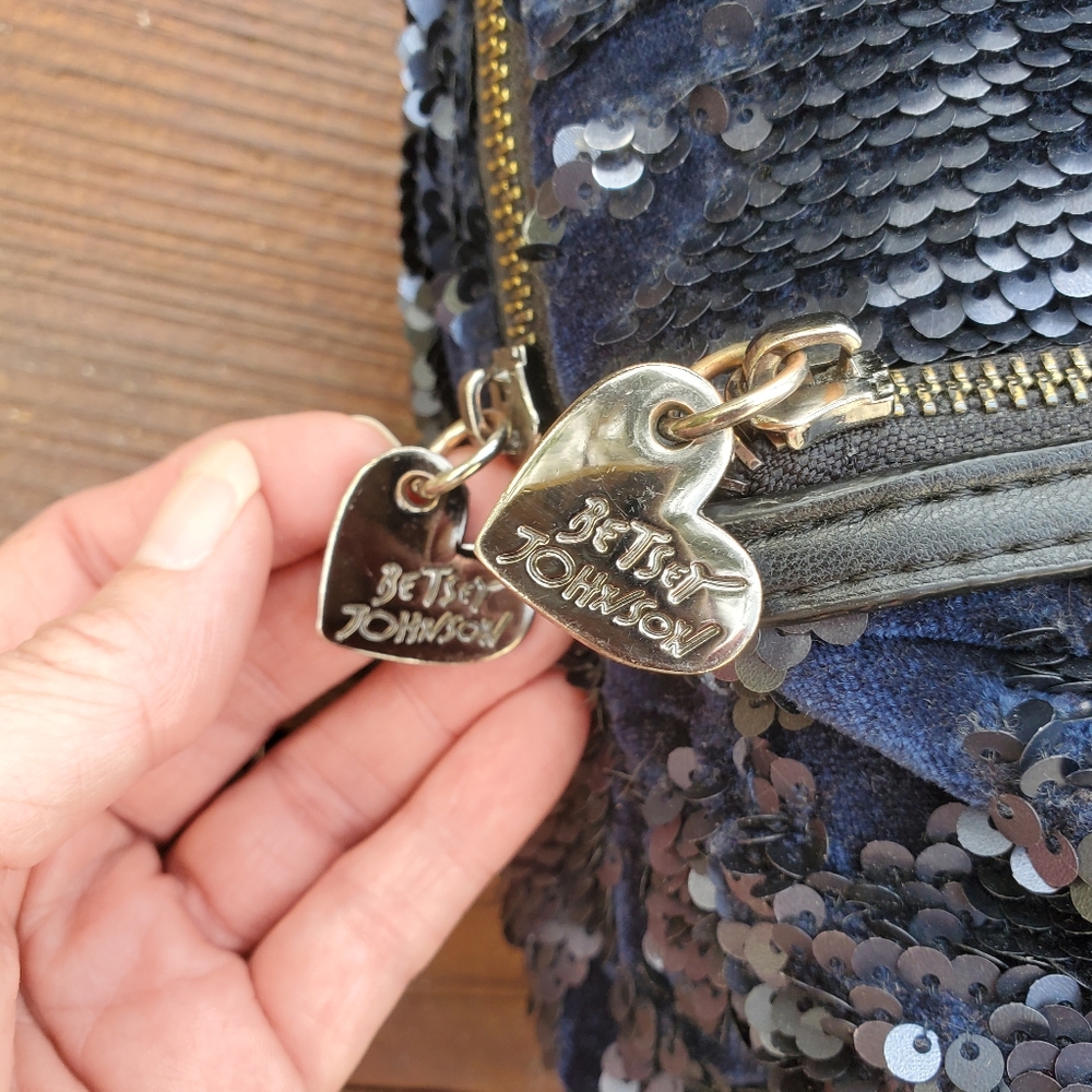 Betsey Johnson Mini Sequins Backpack - Picture 5 of 7